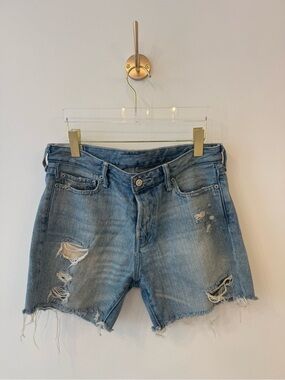 Abercrombie & Fitch Distressed Denim Shorts